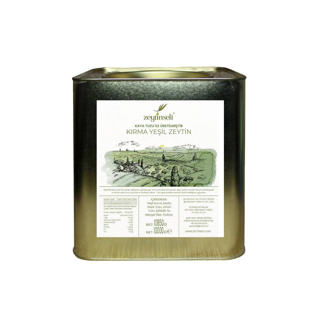 Zeytinseli%20Yeşil%20Kırma%20Zeytin%20Kaya%20Tuzlu%2010%20kg