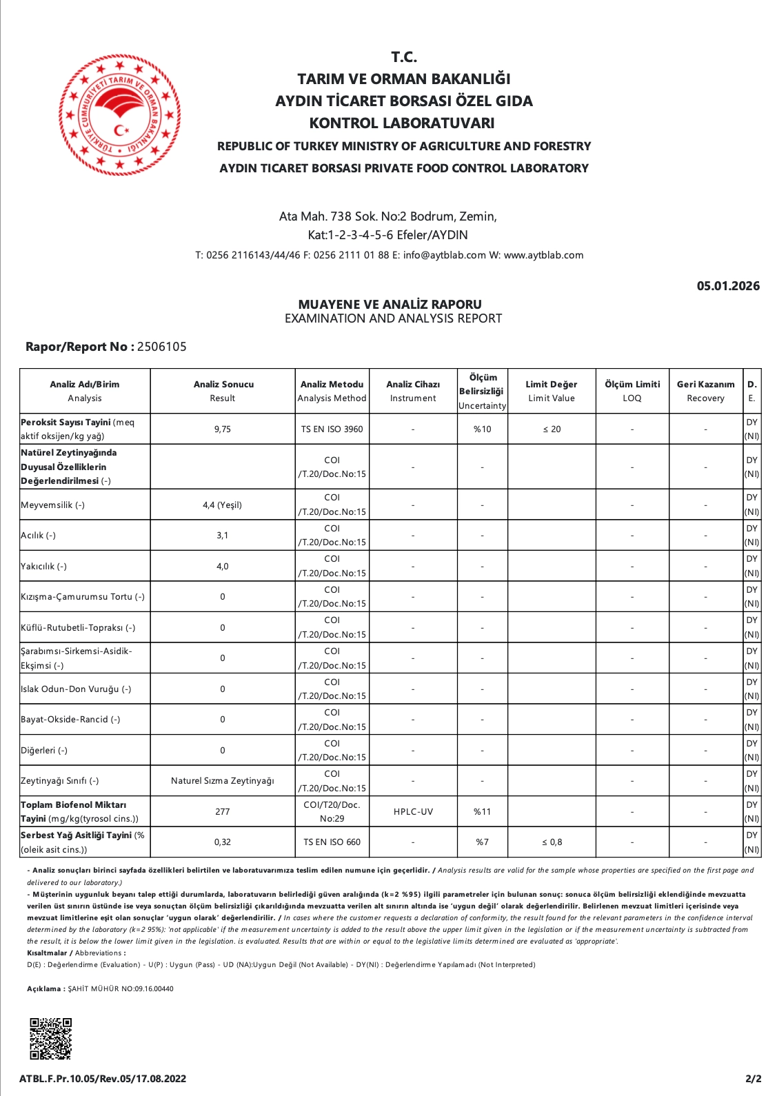 Zeytinseli Memecik Zeytinyağı 0,5 lt
