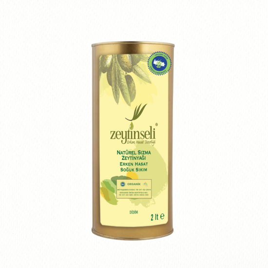 Zeytinseli Organik Natürel Sızma Zeytinyağı 2 LT