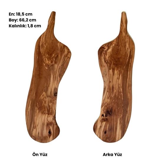 Zeytinseli Ahşap Kesme Tahtası 18,5x66,2 cm