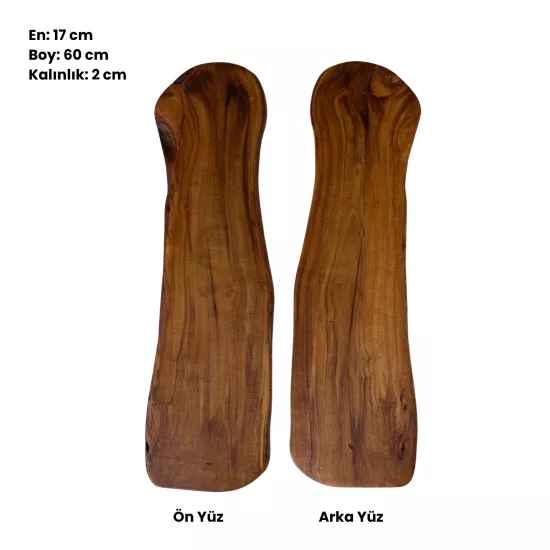 Zeytinseli Ahşap Kesme Tahtası 17X60X2 cm