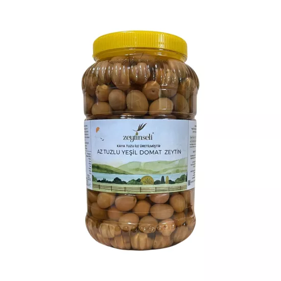 Az Tuzlu Domat Yeşil Kırma Zeytin