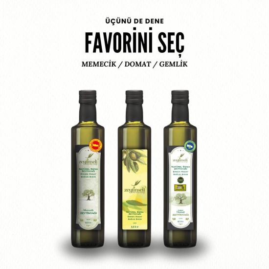 Zeytinseli Favorini Seç Zeytinyağı Seti