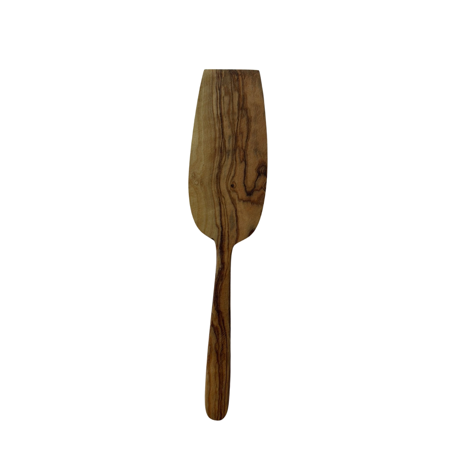 El Yapımı Zeytin Ağacı Ahşap Spatula – Doğal Doku, Ömür Boyu Kullanım