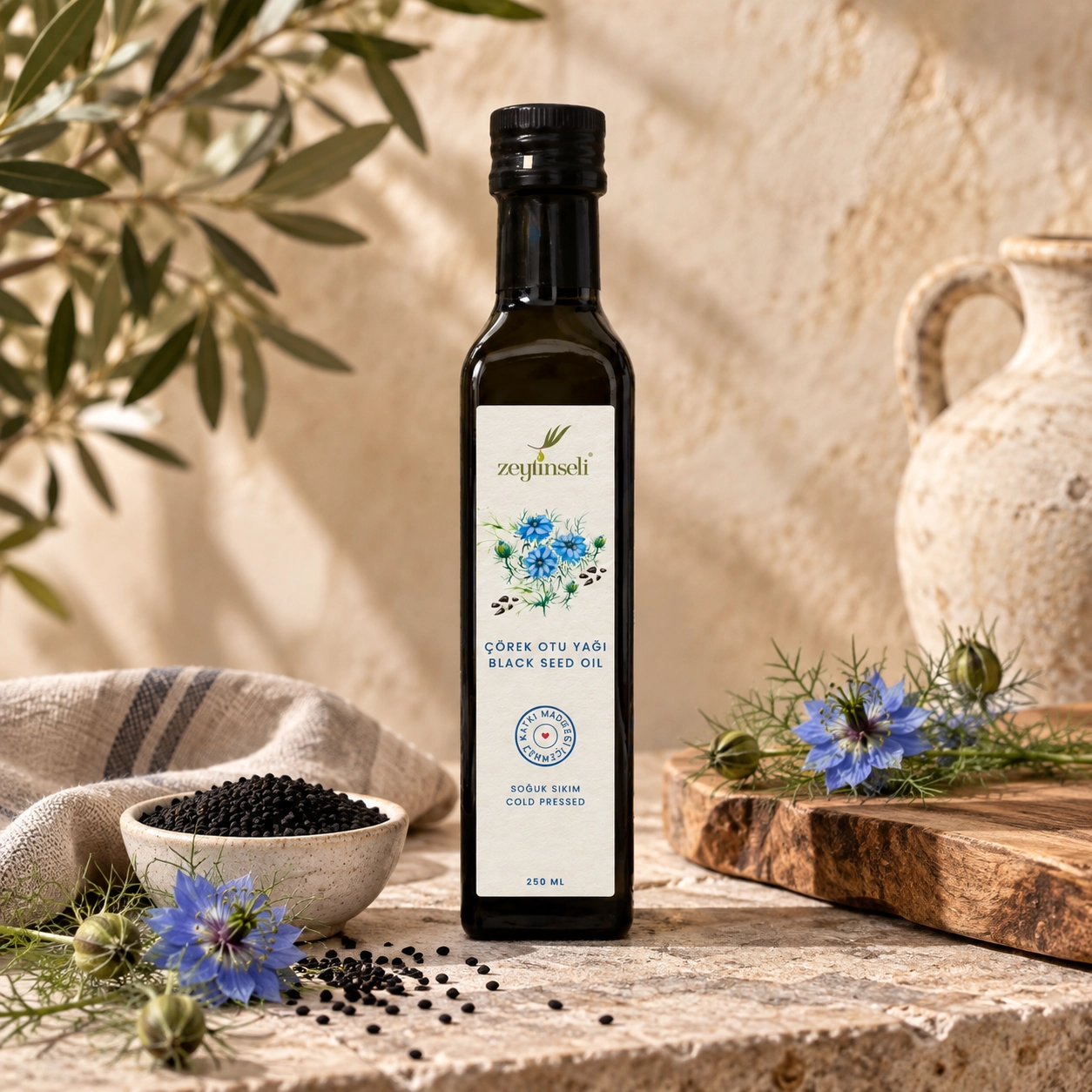 Zeytinseli Çörek Otu Yağı 250 ml